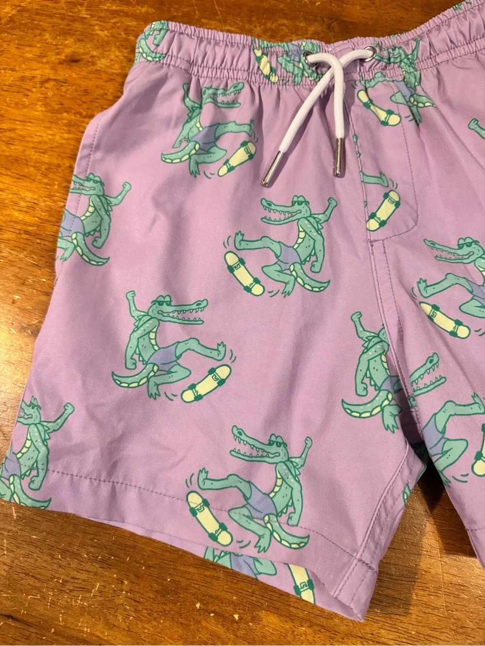 Bermies Boys Croc Ollie Swim Trunks size 8